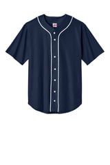 A4 Short Sleeve Full-Button Baseball Top A4N4184