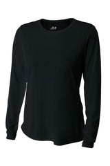 A4 Women's Cooling Performance Long Sleeve Tee A4NW3002 - hero