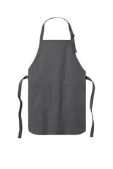 Port Authority ® Full-Length Two-Pocket Bib Apron. A600
