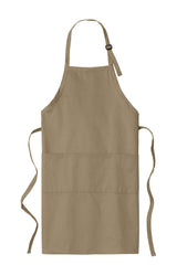 Port Authority® Easy Care Extra Long Bib Apron with Stain Release. A700