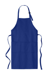 Port Authority® Easy Care Extra Long Bib Apron with Stain Release. A700