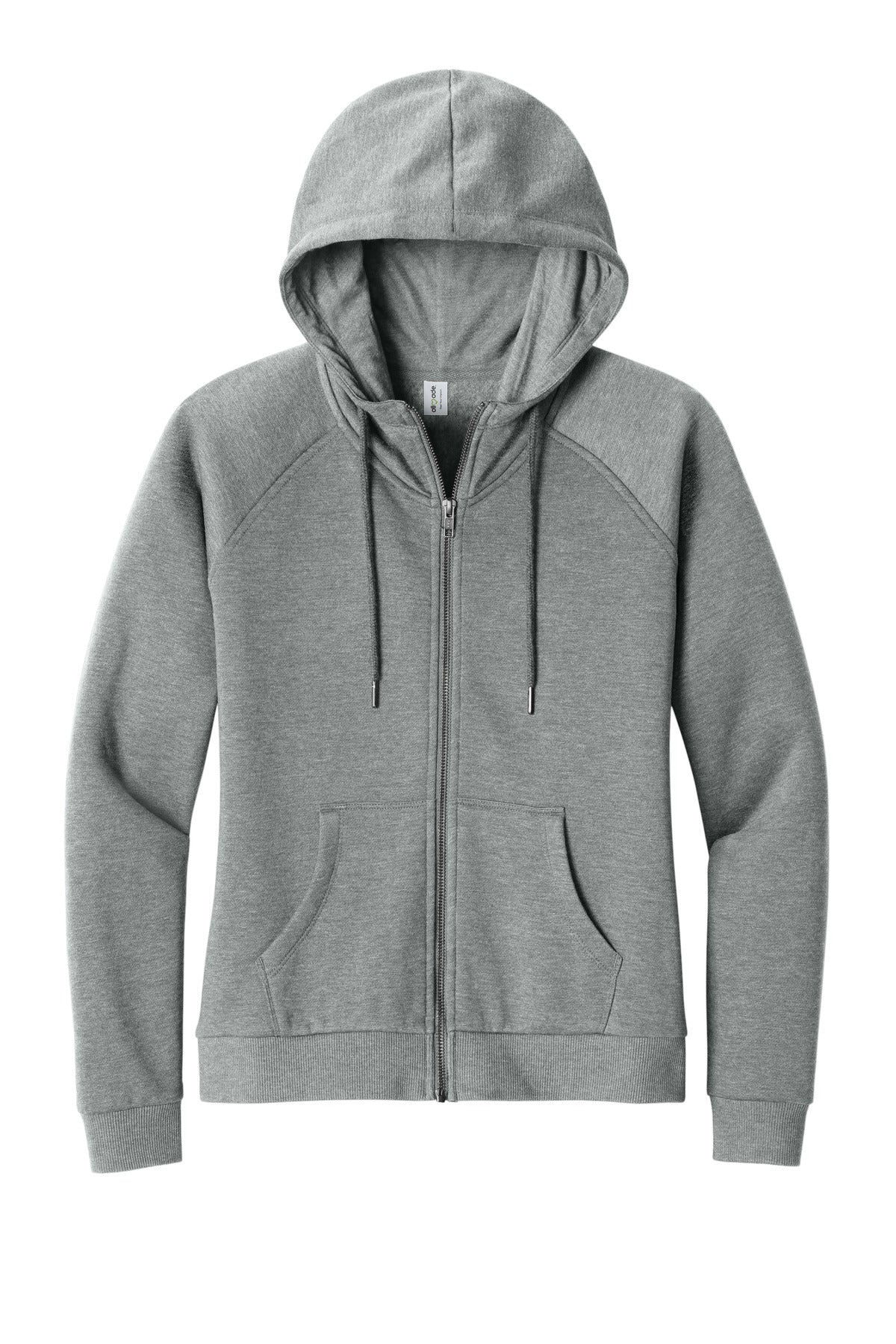 Allmade® Women's Organic CVC Fleece Full-Zip Hoodie AL5003 - hero