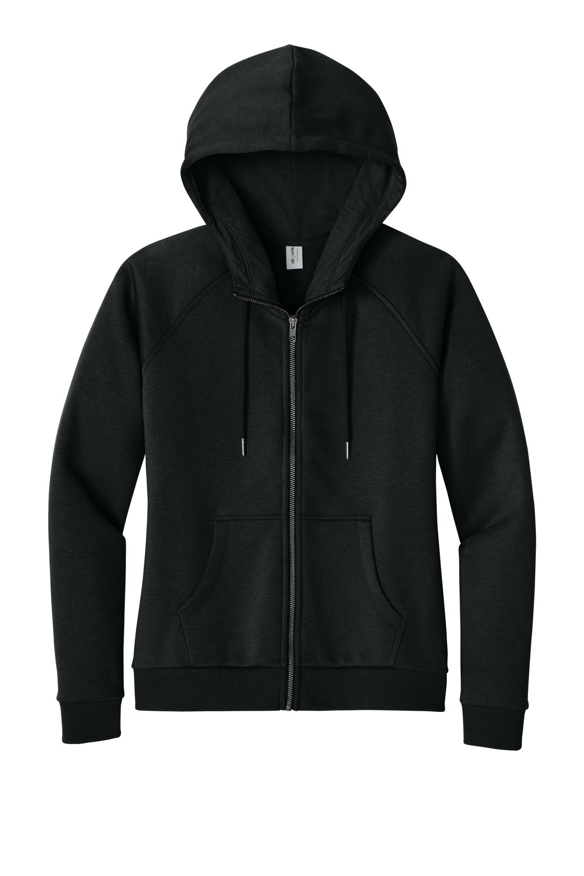 Allmade® Women's Organic CVC Fleece Full-Zip Hoodie AL5003