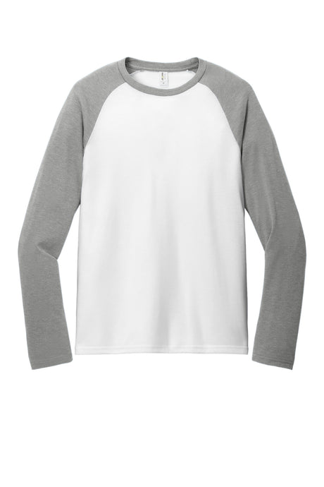 Allmade® Unisex Tri-Blend Long Sleeve Colorblock Raglan AL6009 - hero