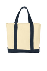 Port Authority® - Ideal Twill Two-Tone Shopping Tote. B400 - hero
