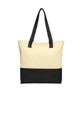 Port Authority® Colorblock Cotton Tote. BG414 - hero