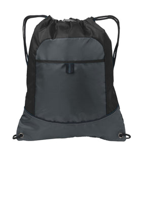 Port Authority® Pocket Cinch Pack. BG611 - hero