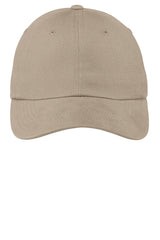 Port Authority® Unstructured Brushed Twill Cap. BTU