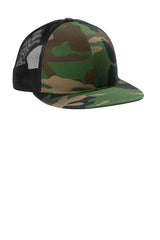 Port Authority® Snapback Flat Bill Trucker Cap C407