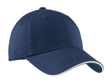 Port Authority® Sandwich Bill Cap with Striped Closure. C830