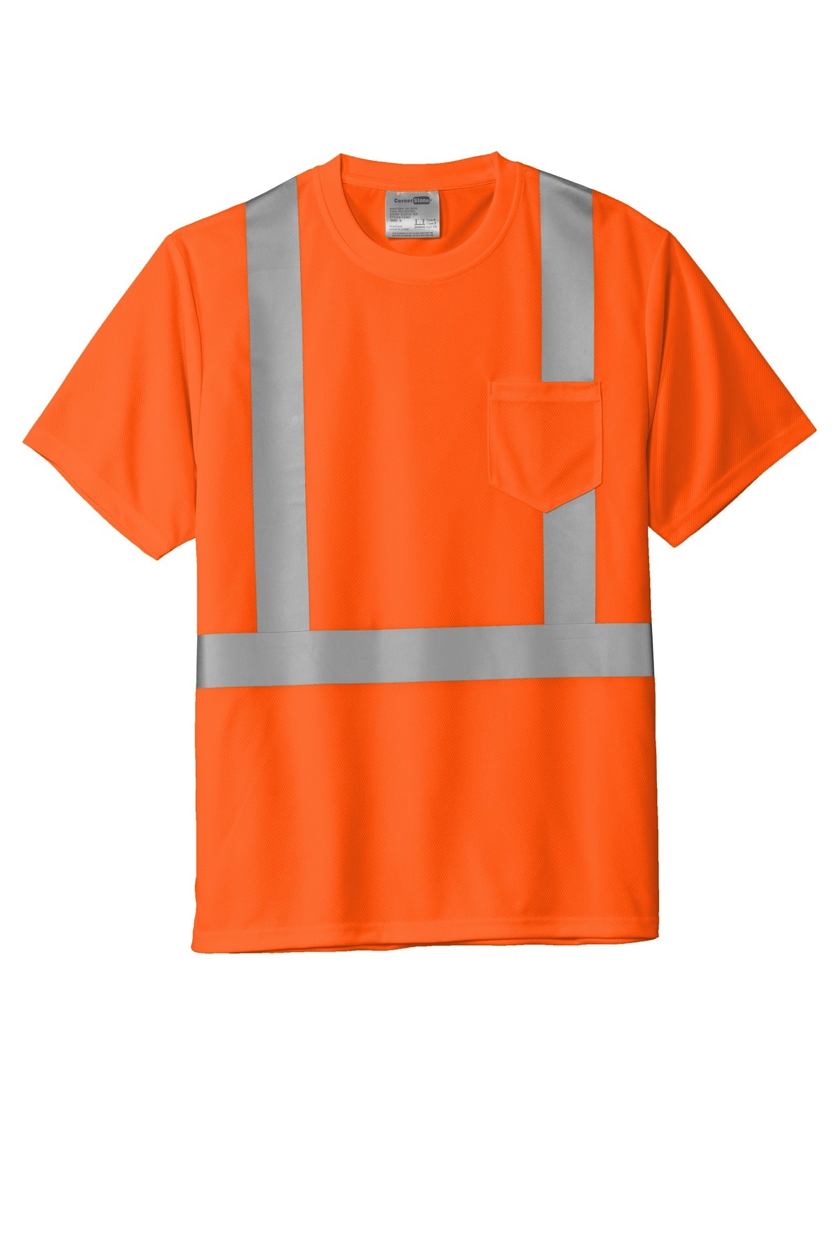 CornerStone ® ANSI 107 Class 2 Mesh Tee. CS200 - hero