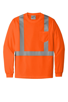 CornerStone ® ANSI 107 Class 2 Mesh Long Sleeve Tee. CS201 - hero