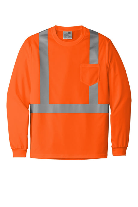 CornerStone ® ANSI 107 Class 2 Mesh Long Sleeve Tee. CS201 - hero