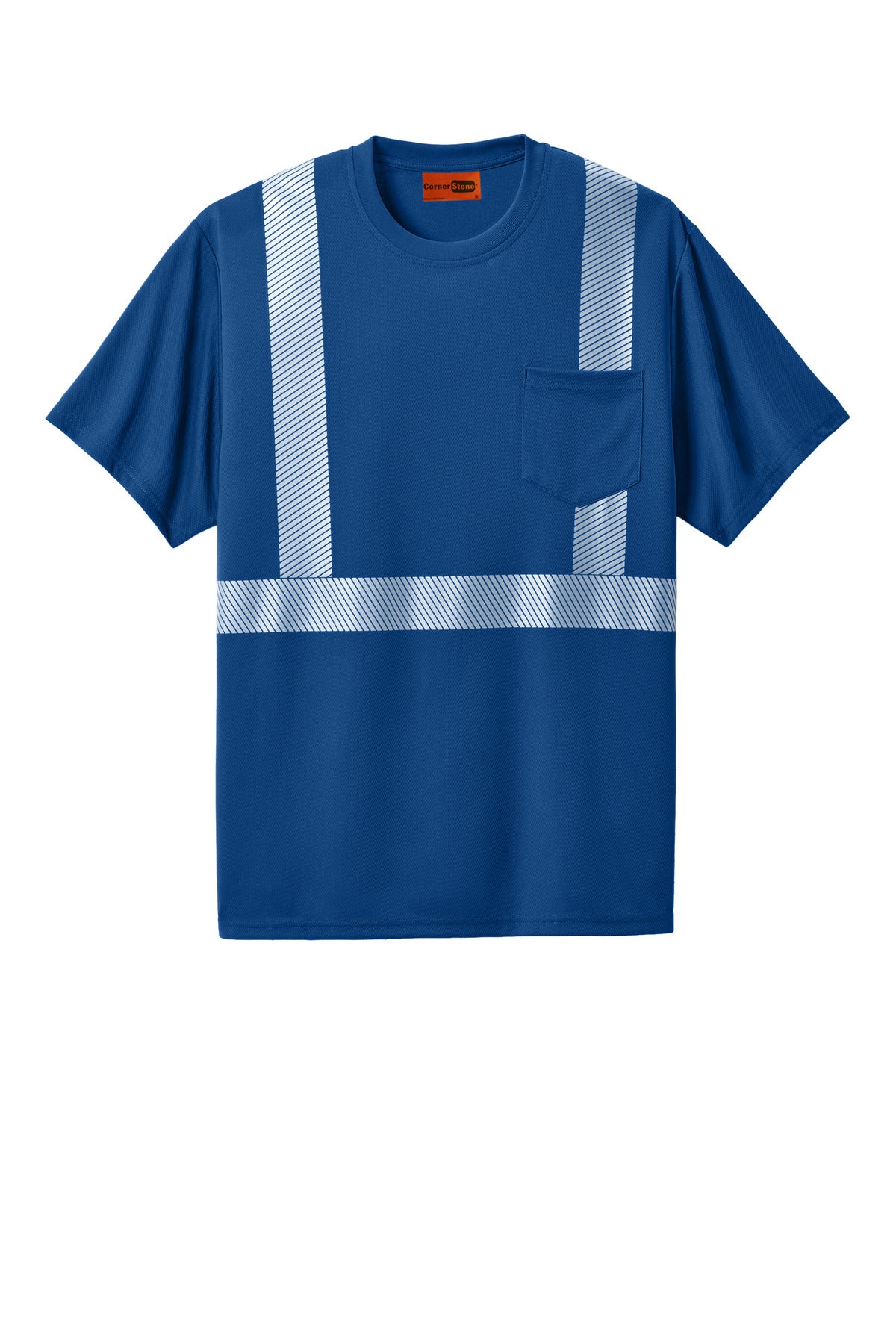 CornerStone® Enhanced Visibility Segmented Tape Tee CS206