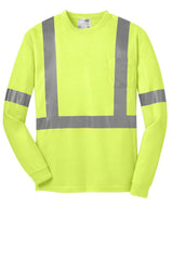 CornerStone® ANSI 107 Class 2 Long Sleeve Safety T-Shirt. CS401LS