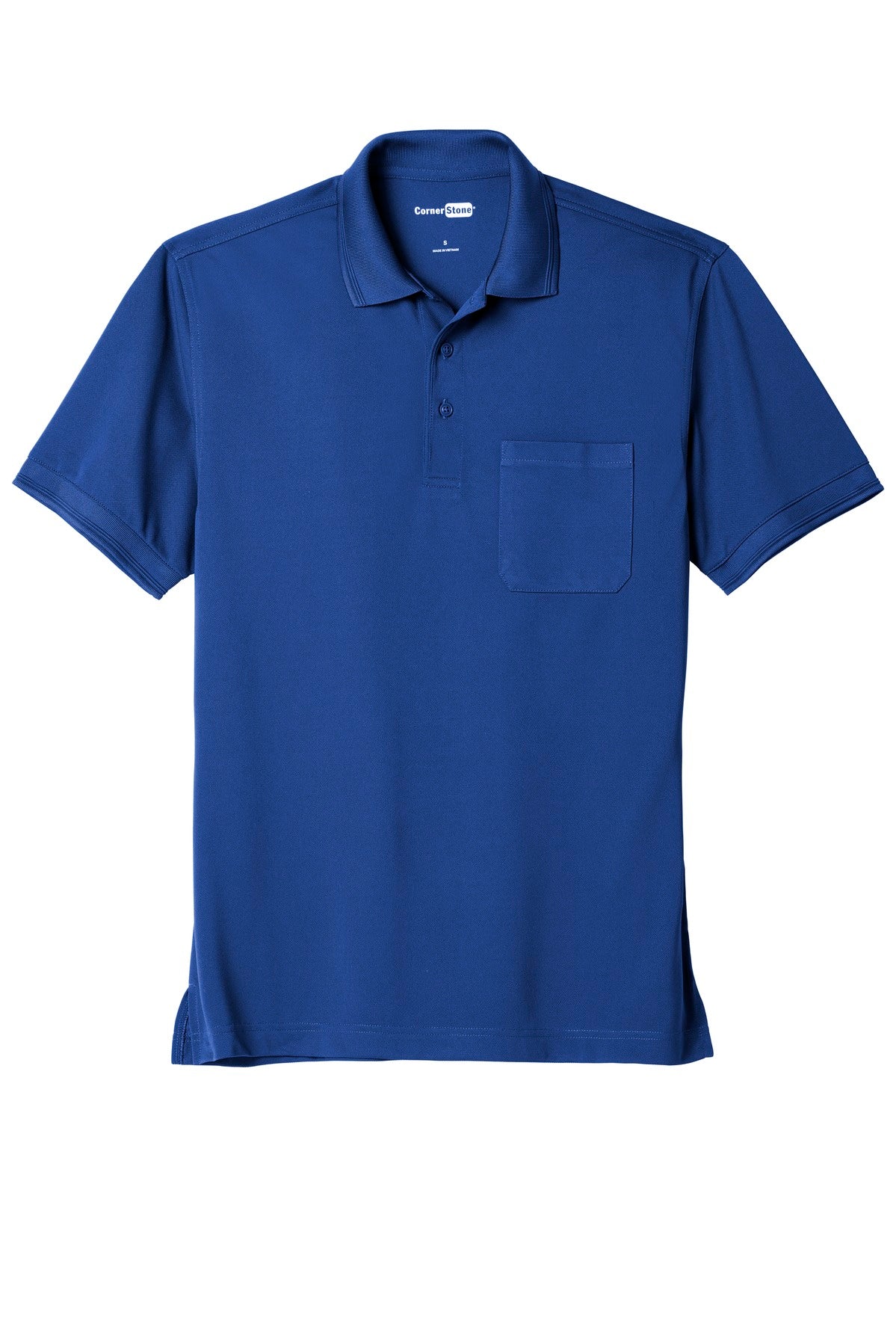 CornerStone ® Industrial Snag-Proof Pique Pocket Polo. CS4020P