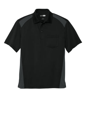 CornerStone® Select Snag-Proof Two Way Colorblock Pocket Polo. CS416 - hero
