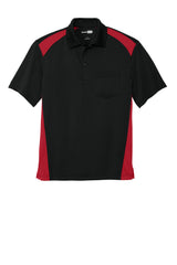 CornerStone® Select Snag-Proof Two Way Colorblock Pocket Polo. CS416