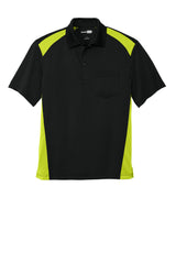 CornerStone® Select Snag-Proof Two Way Colorblock Pocket Polo. CS416