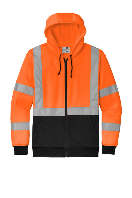 CornerStone® A107 Class 3 Heavy-Duty Fleece Full-Zip Hoodie CSF300 - hero