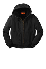 CornerStone® Washed Duck Cloth Insulated Hooded Work Jacket. CSJ41 - hero
