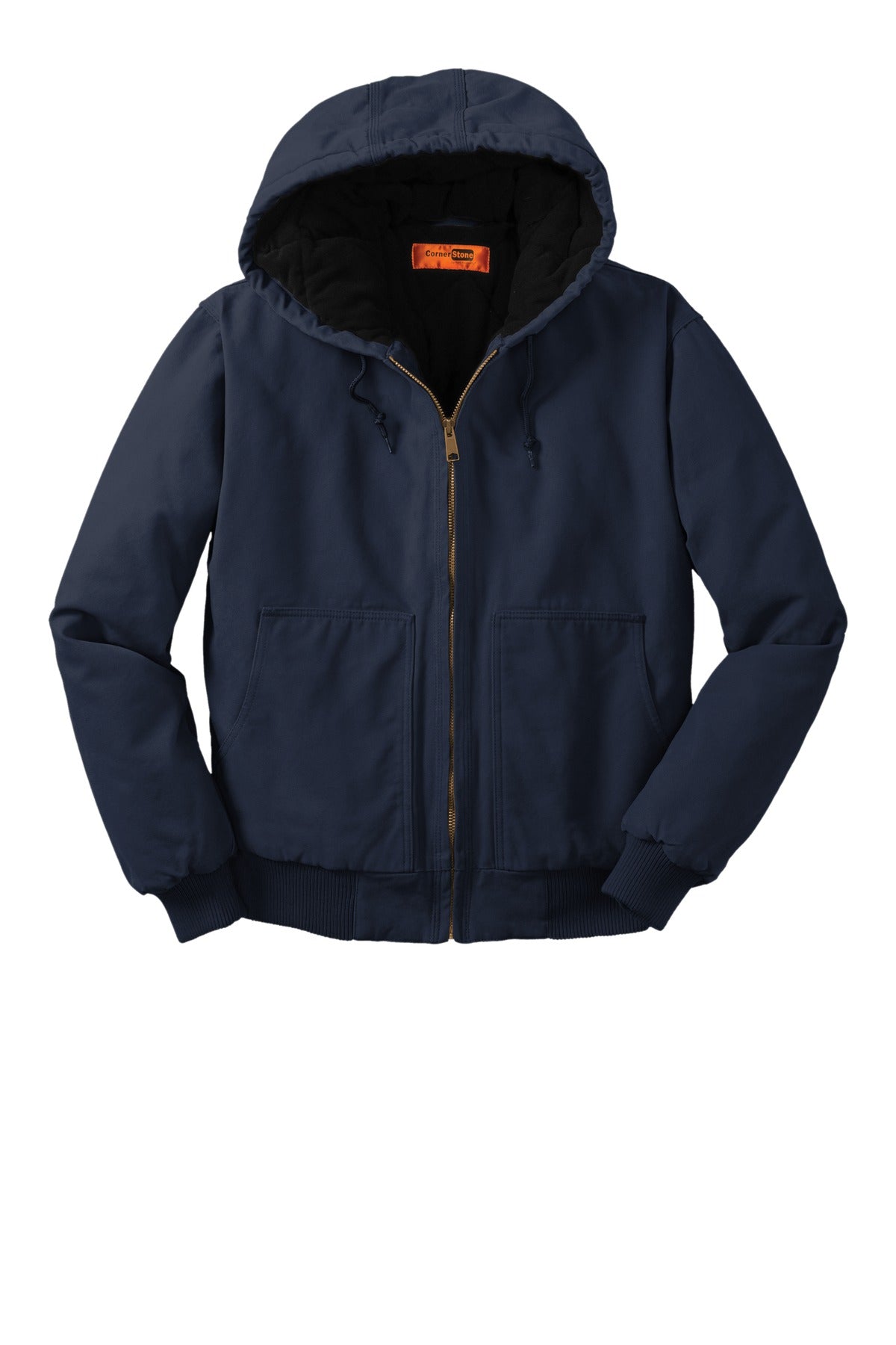 CornerStone® Washed Duck Cloth Insulated Hooded Work Jacket. CSJ41