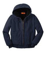 CornerStone® Washed Duck Cloth Insulated Hooded Work Jacket. CSJ41