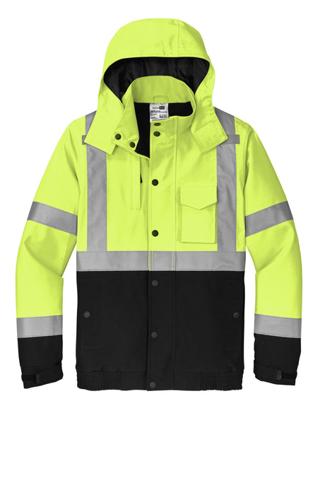 CornerStone® ANSI 107 Class 3 Waterproof Insulated Ripstop Bomber Jacket CSJ501 - hero