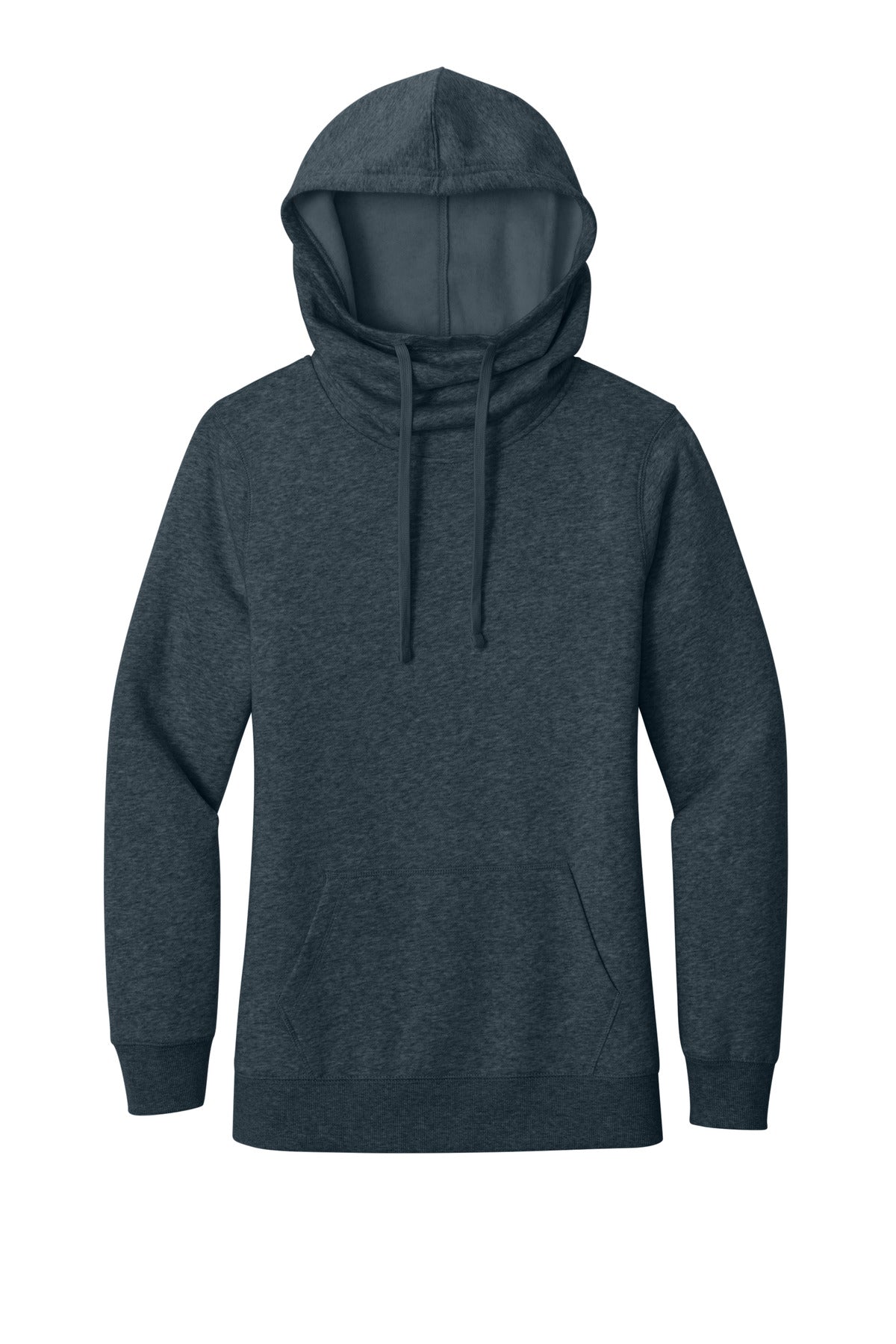 District ® Women's Lightweight Fleece Hoodie. DM493