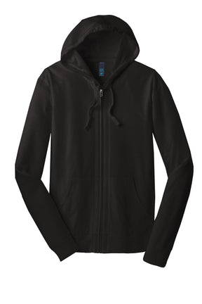 District® Jersey Full-Zip Hoodie. DT1100 - hero