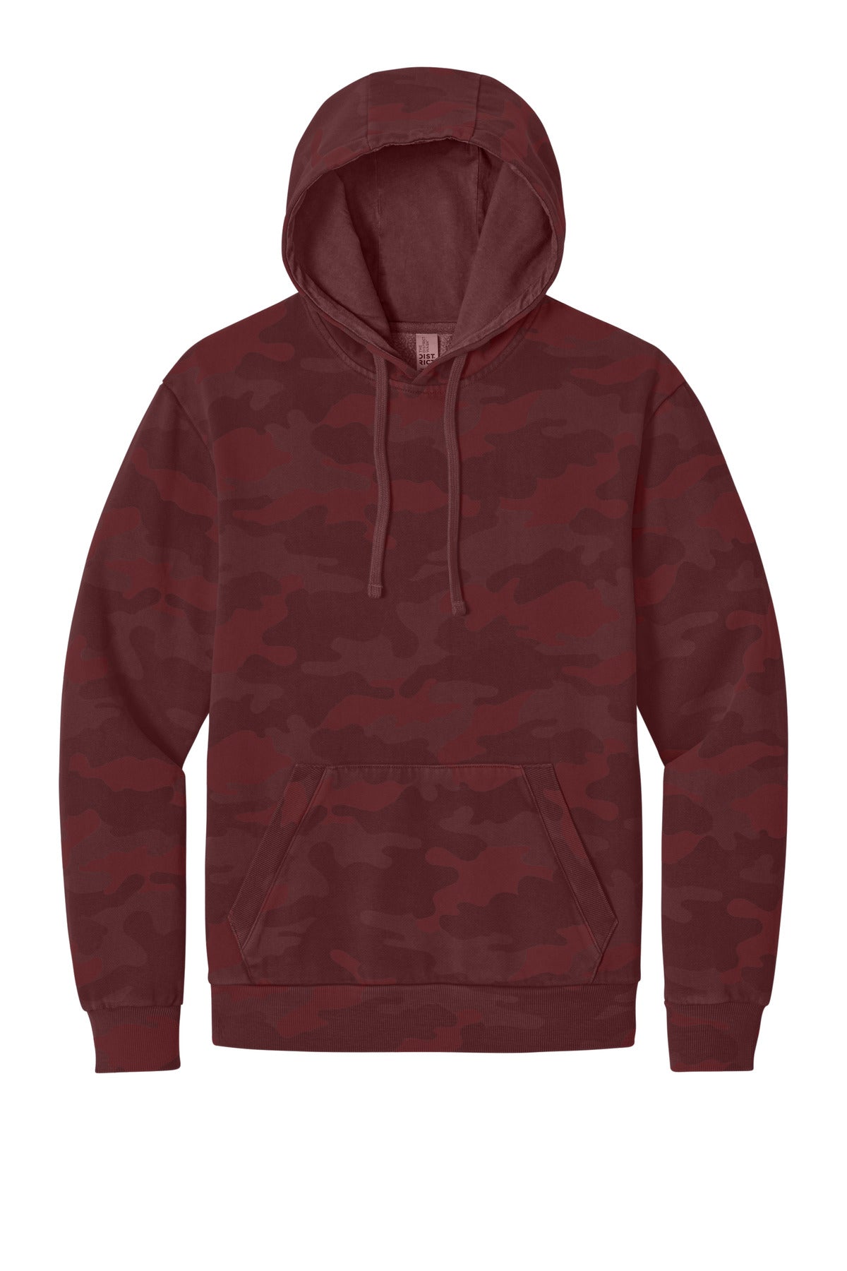 District Wash Camo Fleece Hoodie DT2200C - hero