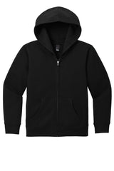 District® Youth V.I.T. Fleece Full-Zip Hoodie DT6102Y - hero