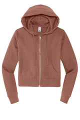 District® Women's V.I.T. Fleece Full-Zip Hoodie DT6103 - hero
