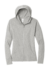 District ® Women's Medal Full-Zip Hoodie. DT665