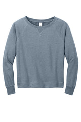 District® Women's Featherweight French Terry Long Sleeve Crewneck DT672