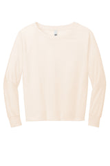 District® Women's Featherweight French Terry Long Sleeve Crewneck DT672