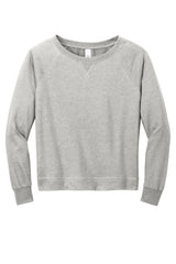 District® Women's Featherweight French Terry Long Sleeve Crewneck DT672