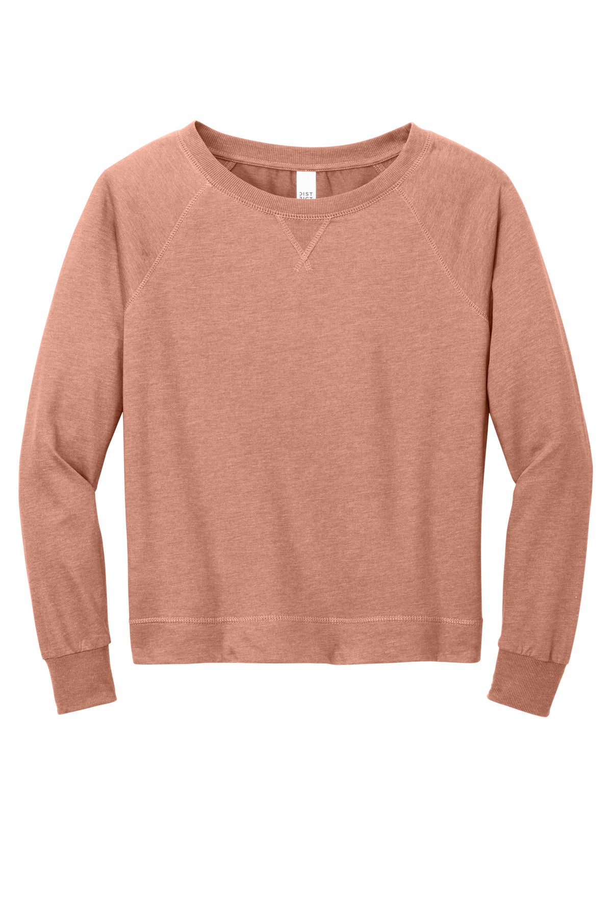 District® Women's Featherweight French Terry Long Sleeve Crewneck DT672