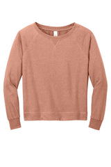 District® Women's Featherweight French Terry Long Sleeve Crewneck DT672
