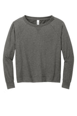 District® Women's Featherweight French Terry Long Sleeve Crewneck DT672