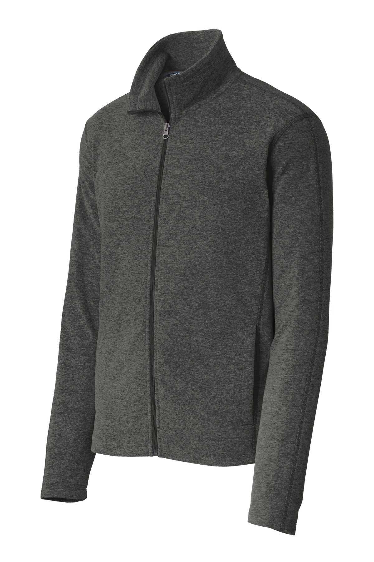 Port Authority® Heather Microfleece Full-Zip Jacket. F235 - hero
