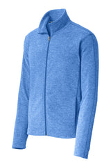 Port Authority® Heather Microfleece Full-Zip Jacket. F235