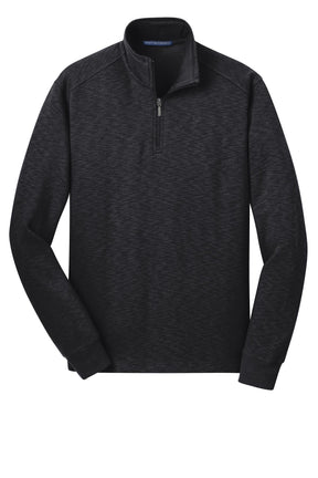 Port Authority® Slub Fleece 1/4-Zip Pullover. F295 - hero