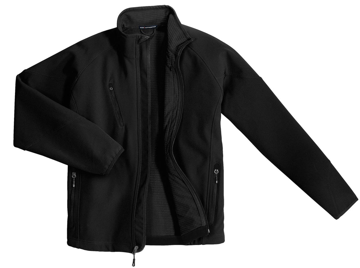 Port Authority® Textured Soft Shell Jacket. J705 - hero
