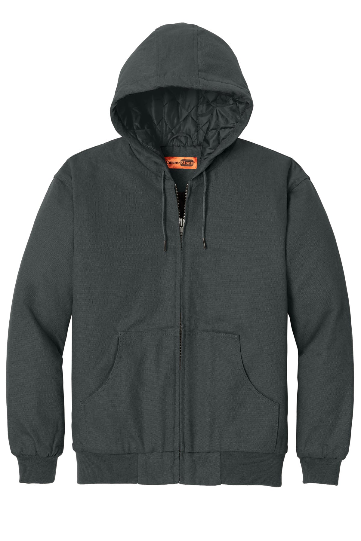 CornerStone® - Duck Cloth Hooded Work Jacket. J763H
