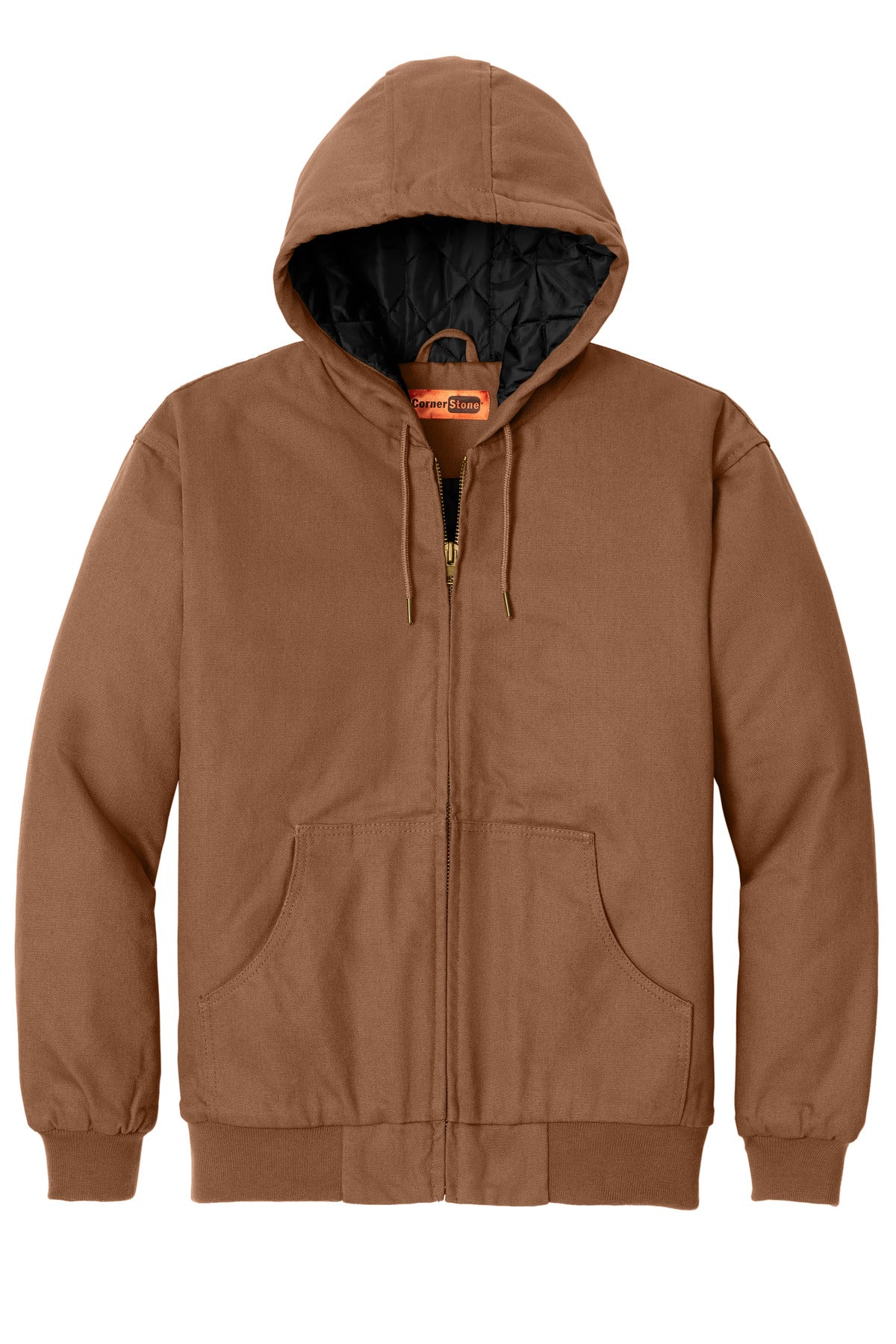 CornerStone® - Duck Cloth Hooded Work Jacket. J763H - hero