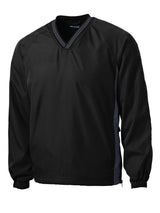 Sport-Tek® Tipped V-Neck Raglan Wind Shirt. JST62