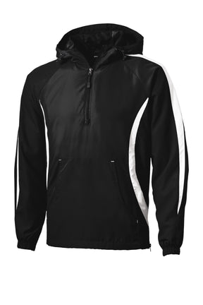 Sport-Tek® Colorblock Raglan Anorak. JST63 - hero