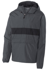 Sport-Tek® Zipped Pocket Anorak. JST65