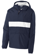 Sport-Tek® Zipped Pocket Anorak. JST65